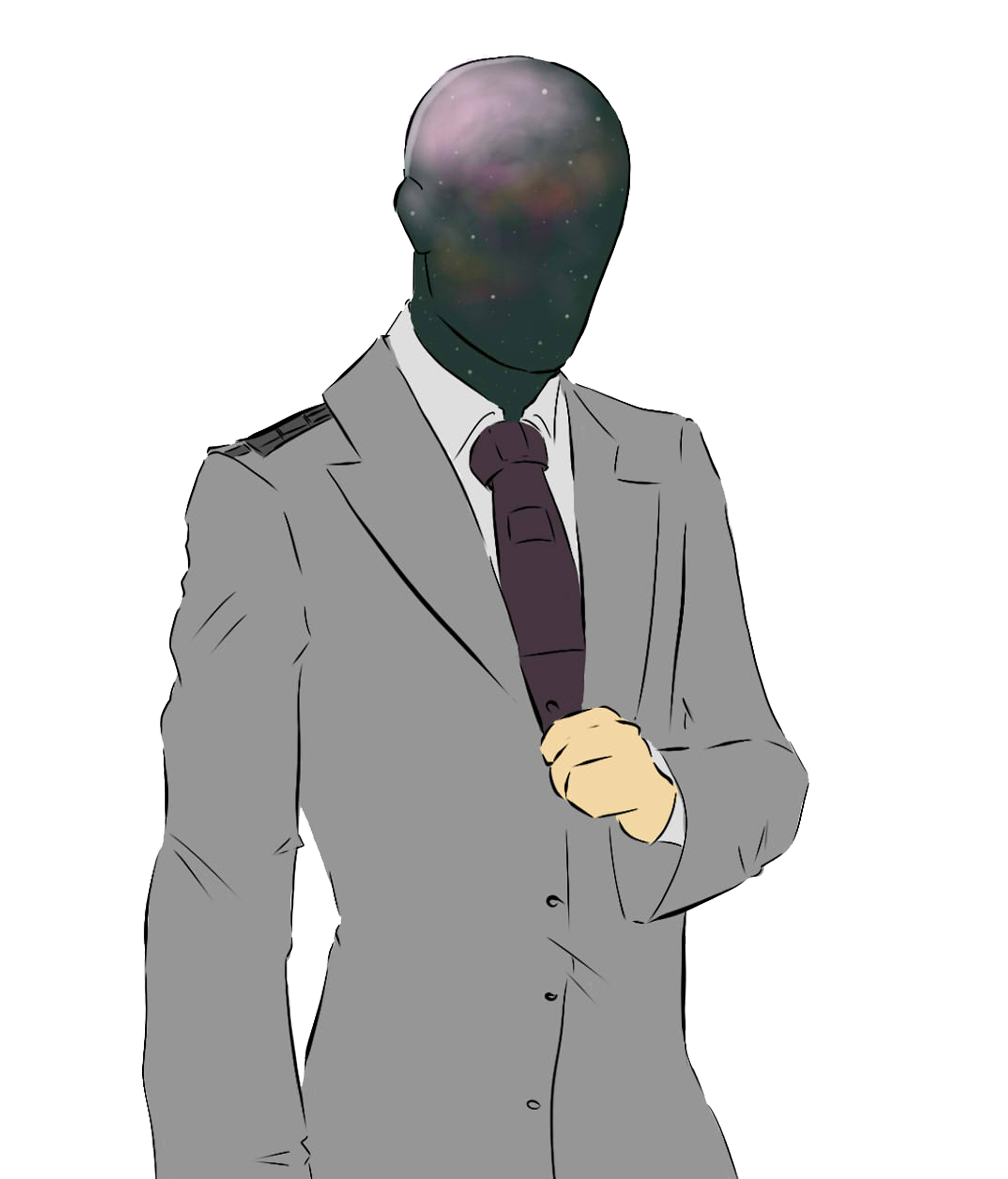 personnage de Ryuuk avec un visage d'univers